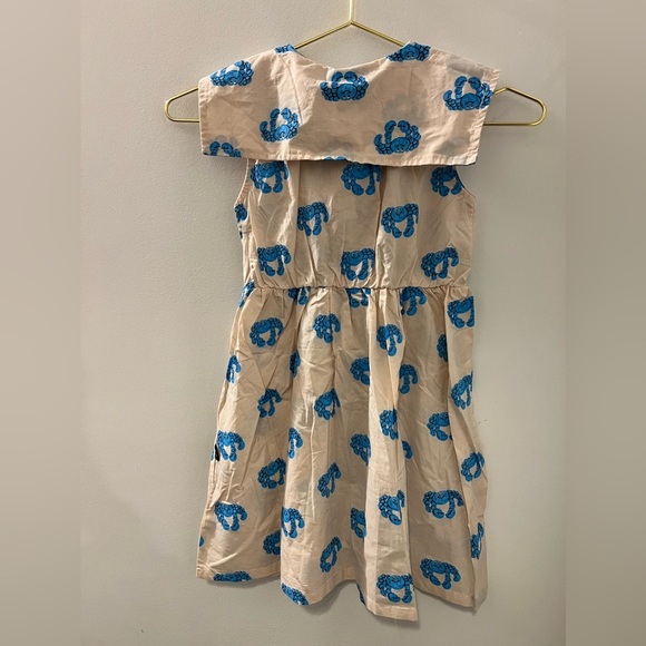 WYNKEN Sail Collar Sundress in Turquoise, Girl’s Size 4Y - Picture 7 of 8